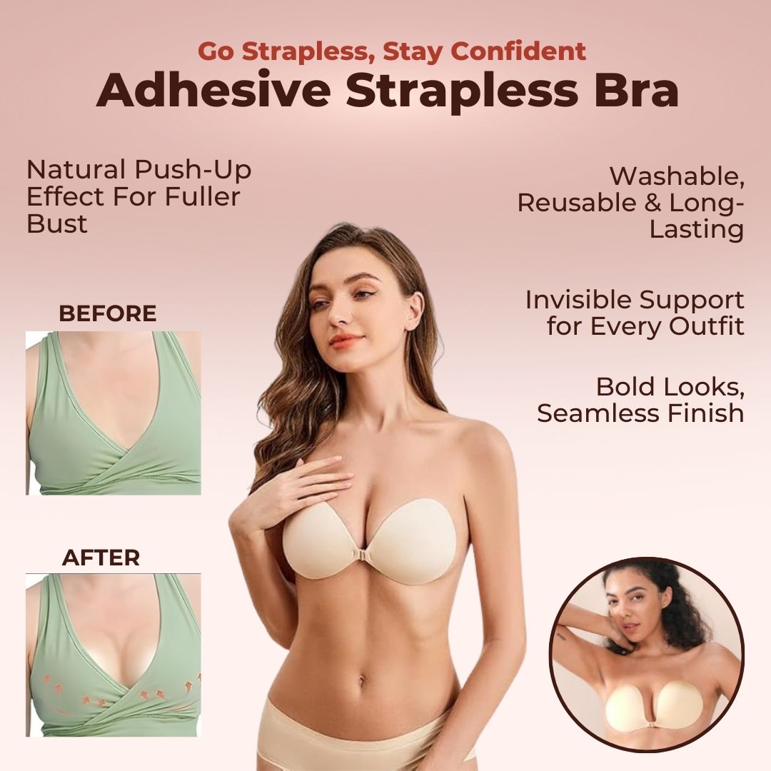Adhesive Strapless Bra