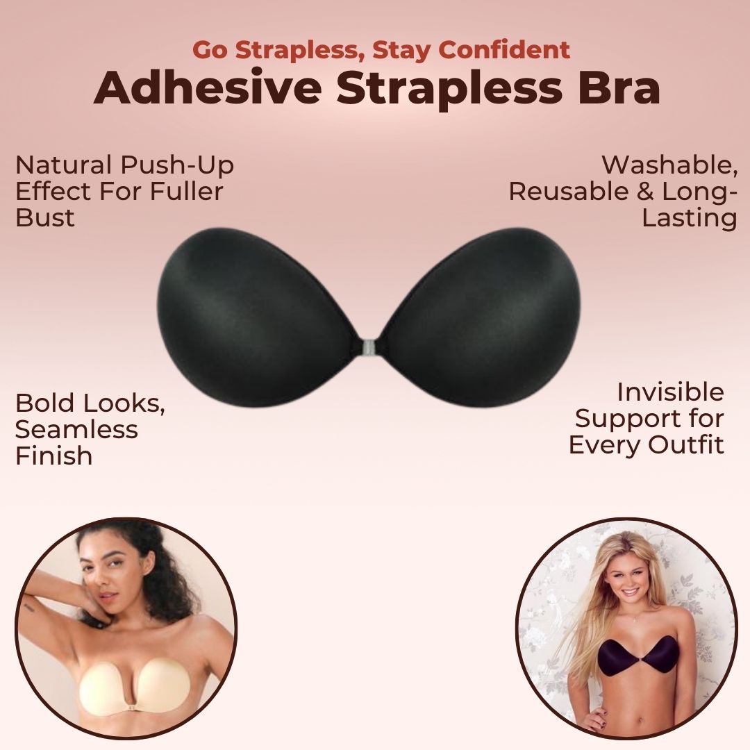 Adhesive Strapless Bra