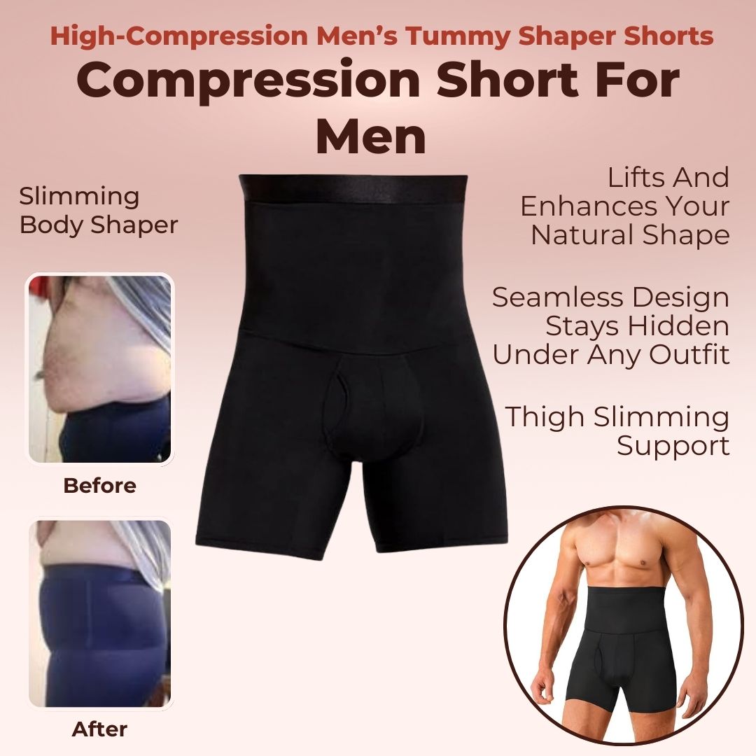 Compression Shorts For Men With FREE 30 Day Diet Chart eBook