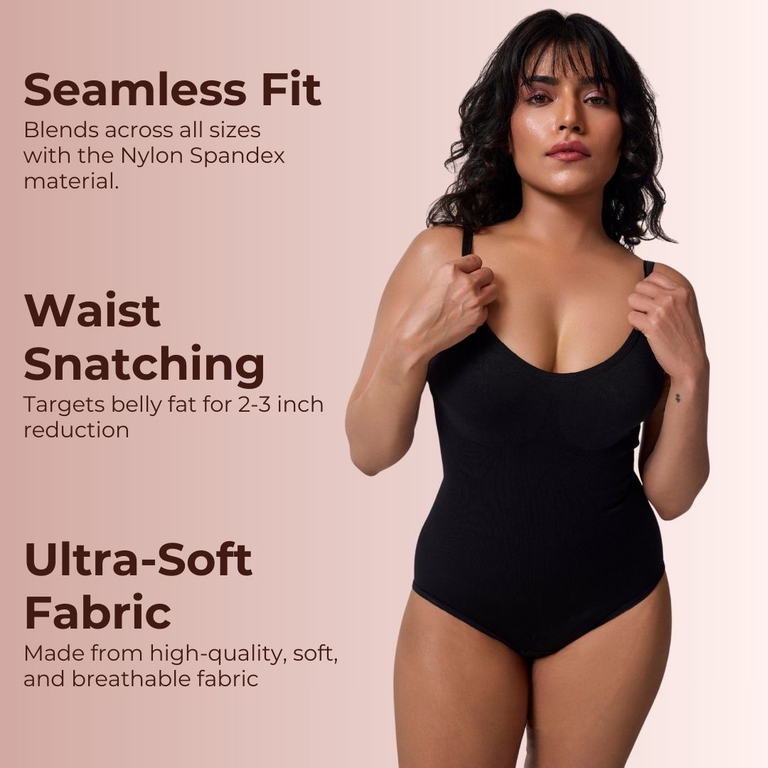 Intense Snatched Full Body Shapewear With FREE High Waist seamless Underwear