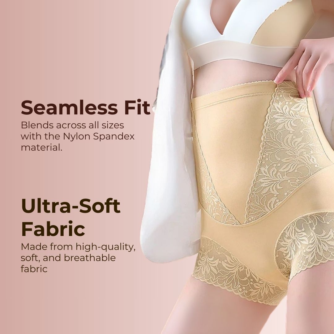 Waist Reduction Everyday Shapewear- Made for Indian Women Body types- Pack Of 2 With FREE High Waist seamless Underwear