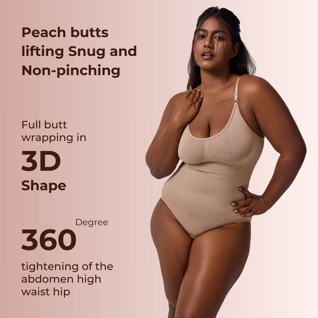 Intense Snatched Full Body Shapewear With FREE High Waist seamless Underwear