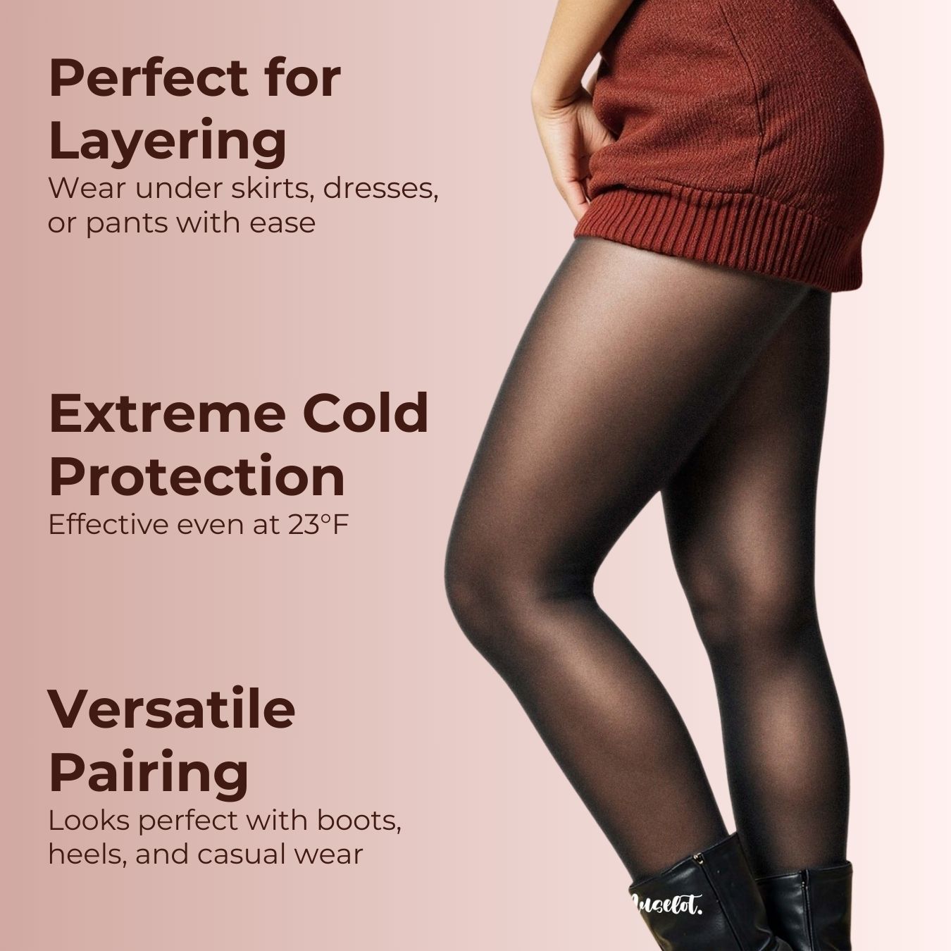 Pantyhose Winter Imported Fur Stockings
