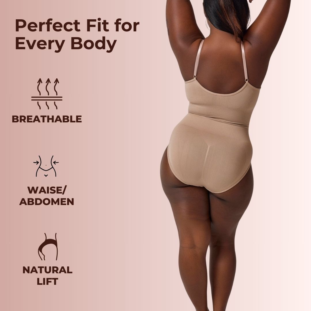 Intense Snatched Full Body Shapewear With FREE High Waist seamless Underwear