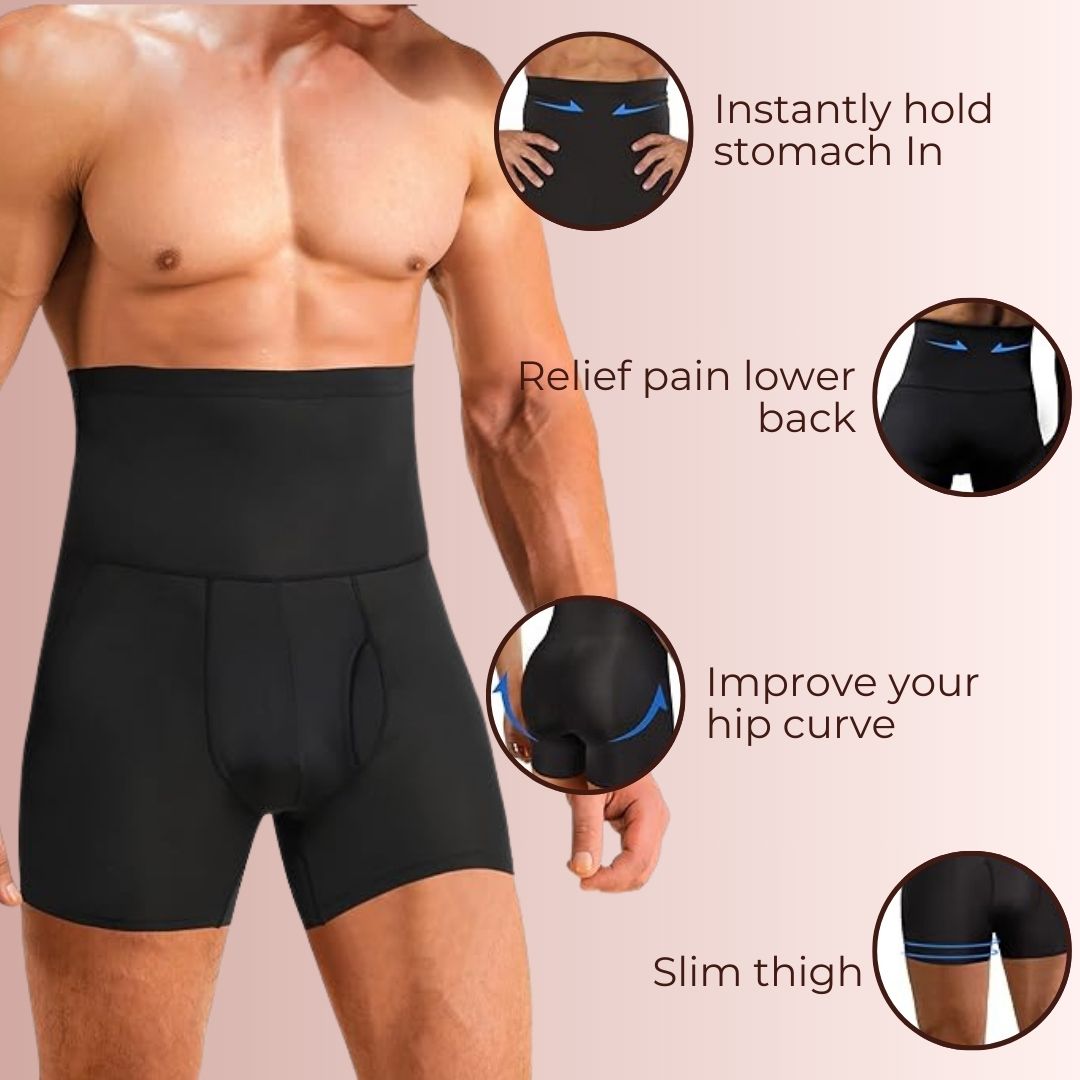 Compression Shorts For Men With FREE 30 Day Diet Chart eBook