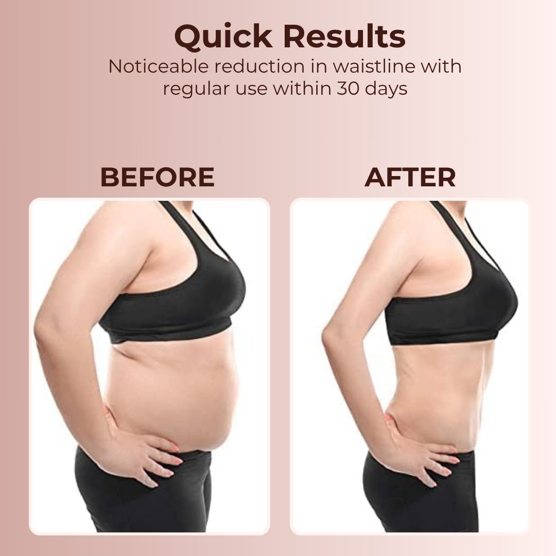 Shapeu Sweat belt for tummy reduction in 30 days with free diet E- book