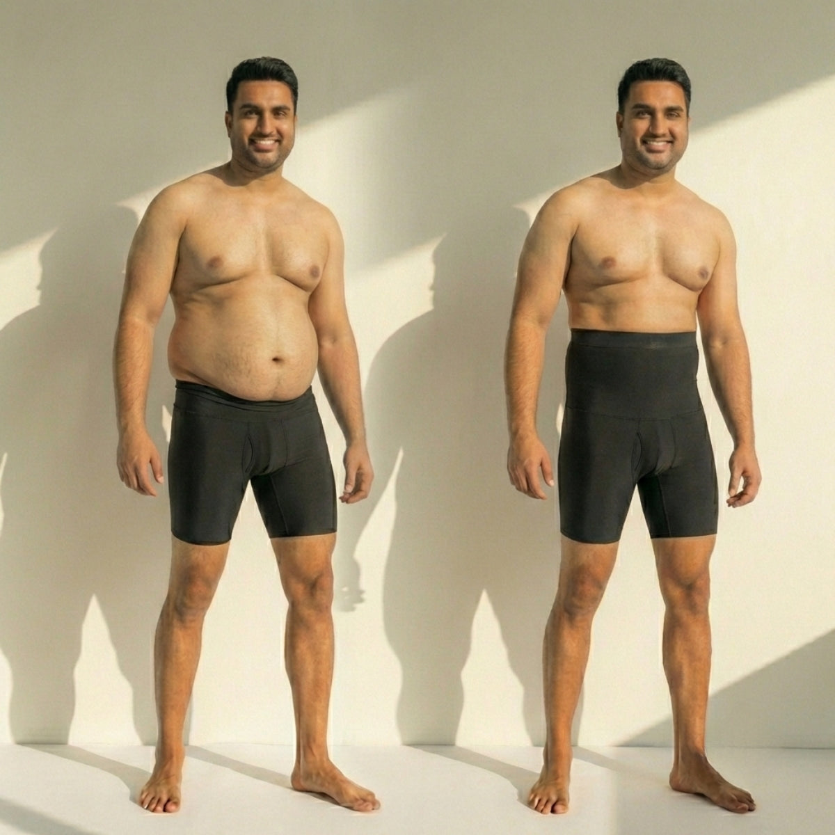 Compression Shorts For Men With FREE 30 Day Diet Chart eBook : Lightweight Anti- Sweat Summer Fabric