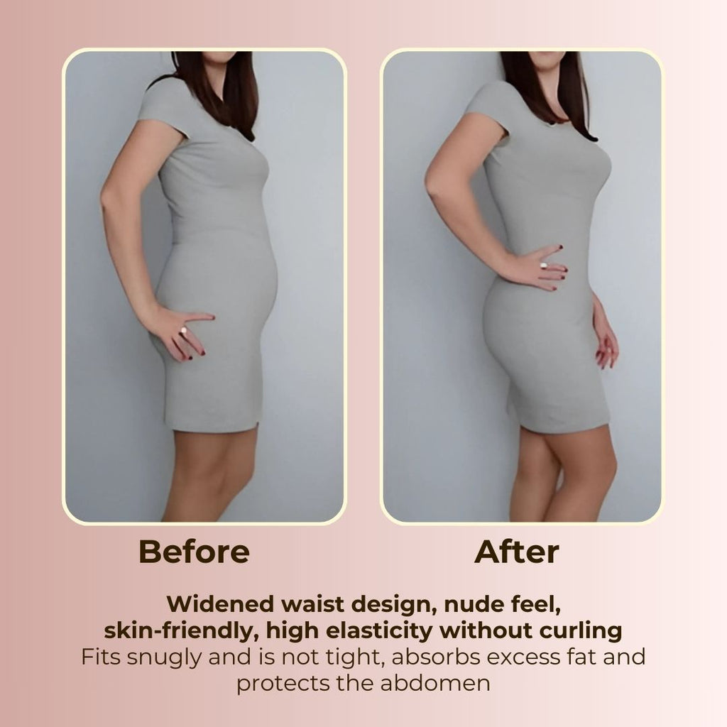 Shapeu High Waist Tummy Shaping Shorts - With FREE 30 Day Personalised Diet & Exercise Routine eBook