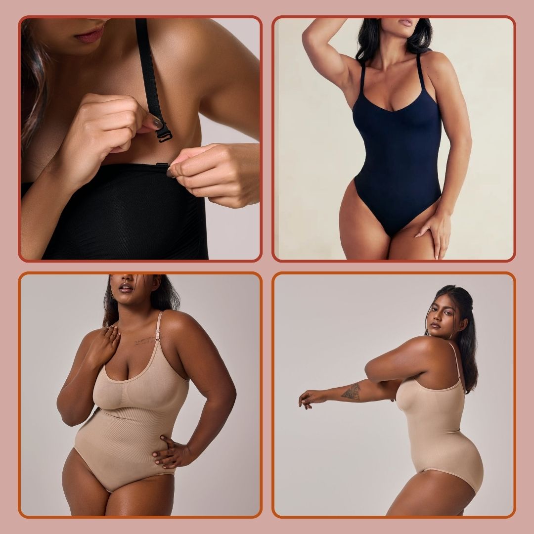 Intense Snatched Full Body Shapewear With FREE High Waist seamless Underwear