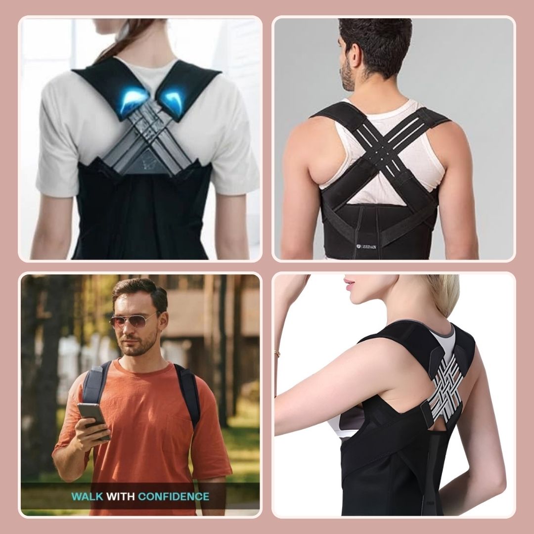 Adjustable Posture Corrector For Men and Women With Hunchback, Posture Problems and Back Pain